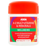 ASDA A-Z Multivitamins & Minerals Wellbeing Tablets