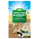 ASDA Apple & Blueberry Flavour Porridge Sachets 8 x 36g (288g)