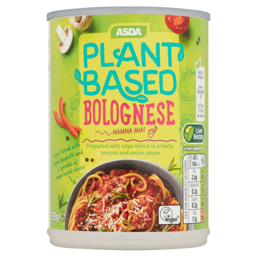 ASDA Asda Plant Based Bolognese