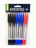 ASDA Assorted Ball Point Pen Pack