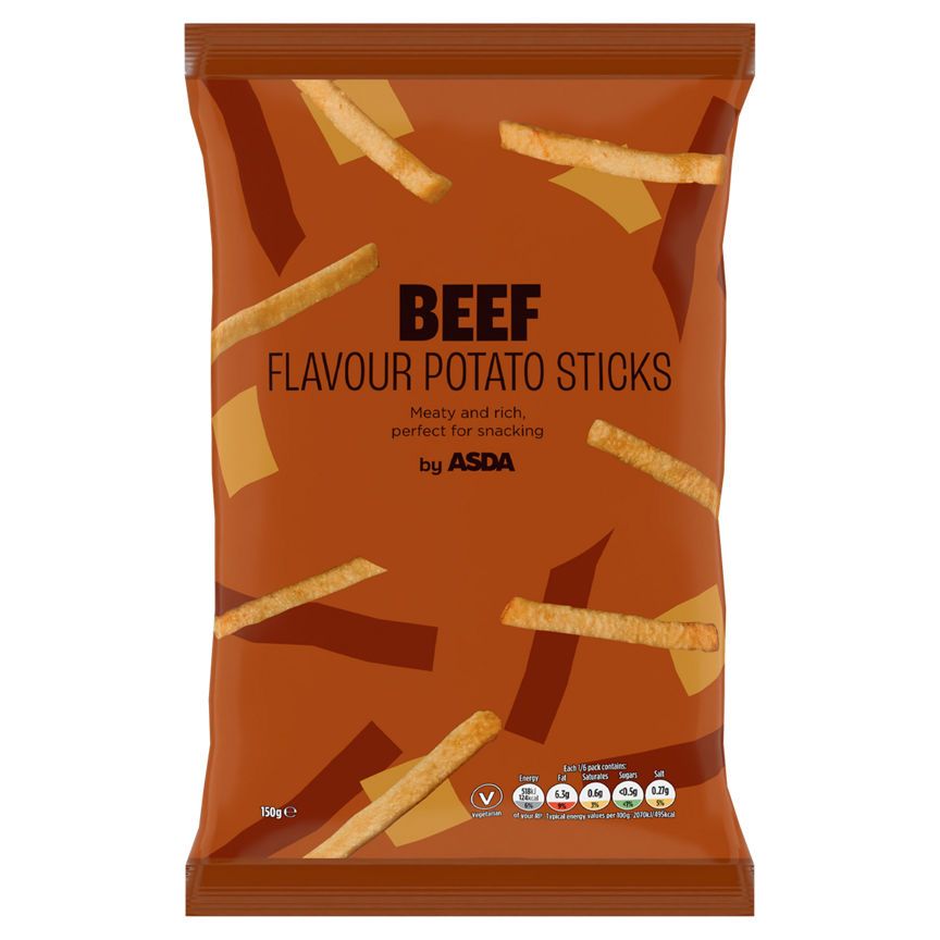 ASDA Beef Flavour Potato Sticks 150g