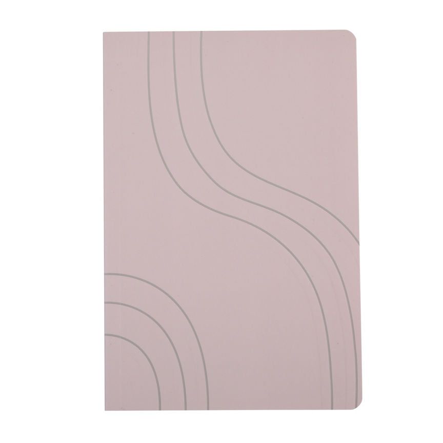 ASDA Beige Stripe Notebook