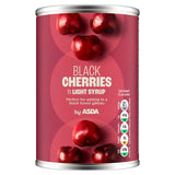 ASDA Black Cherries in Light Syrup 425g