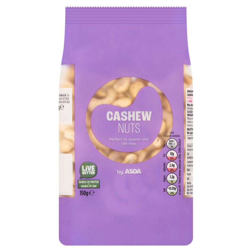 ASDA Cashew Nuts 150g