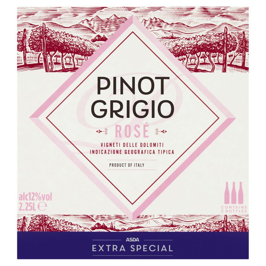 ASDA Extra Special Pinot Grigio Rose Boxed Wine