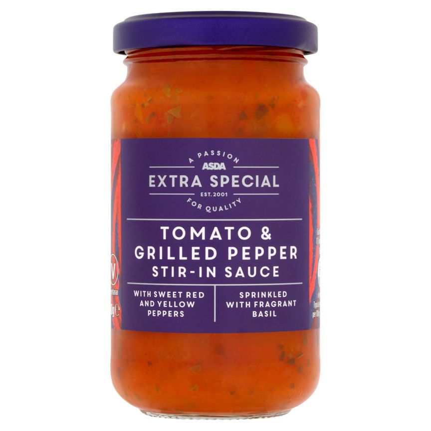 ASDA Extra Special Tomato & Grilled Pepper Stir-In Pasta Sauce