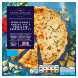 ASDA Extra Special Wensleydale Cheese, Petit Pois & Red Pepper Quiche