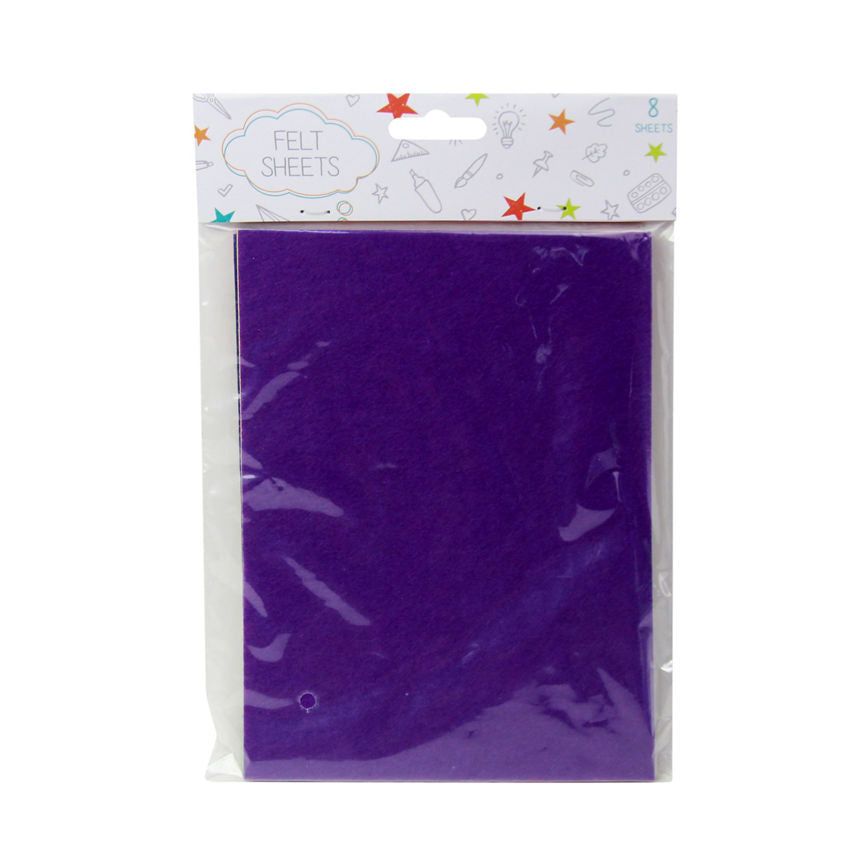 ASDA Felt Craft Sheets Pack