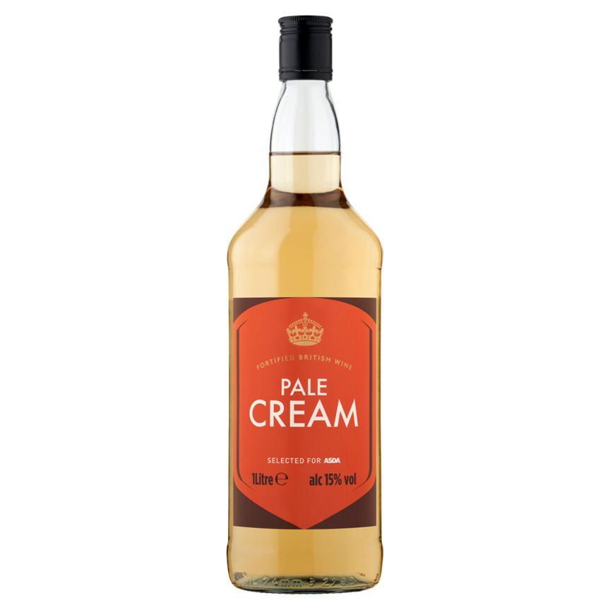 ASDA Fortified British Wine Pale Cream 1 Litre