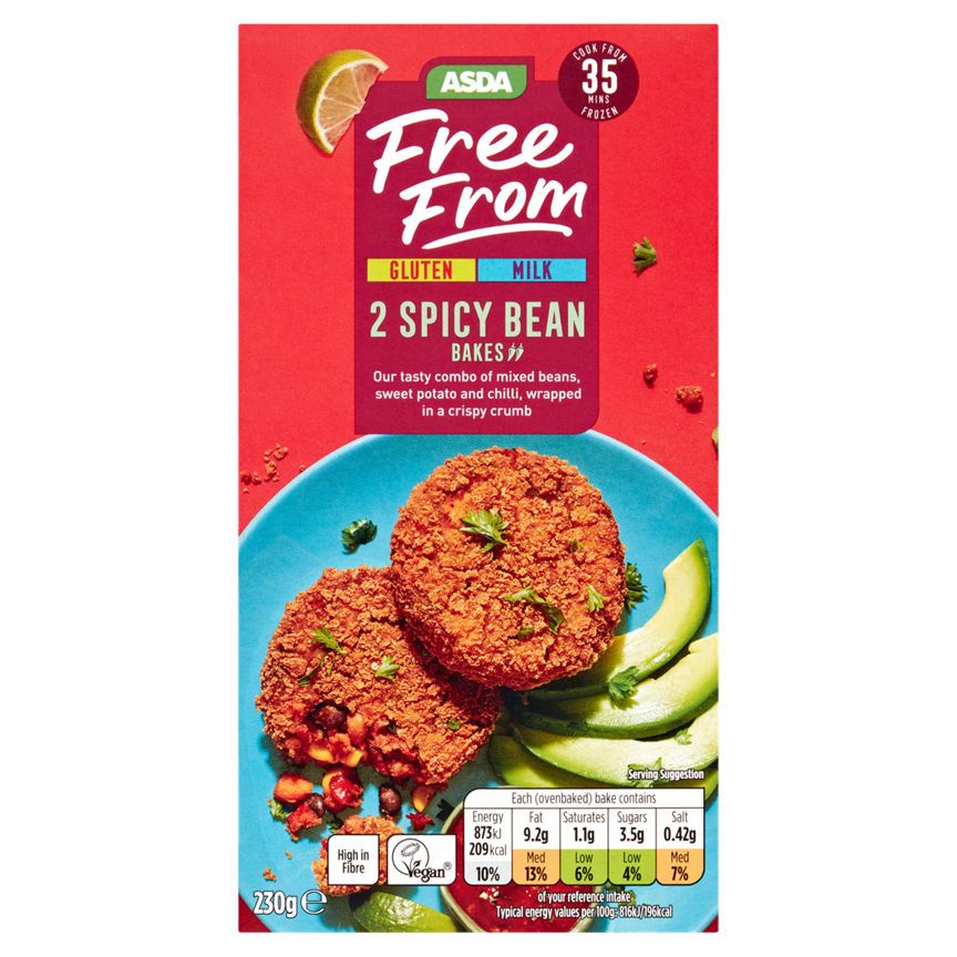 ASDA Free From 2 Spicy Bean Bakes