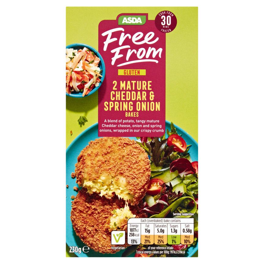 ASDA Free From Cheese & Spring Onion Bakes