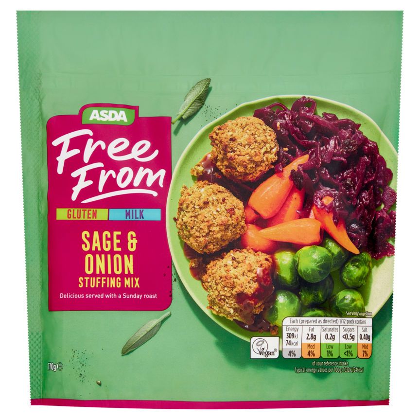 ASDA Free From Sage & Onion Stuffing Mix