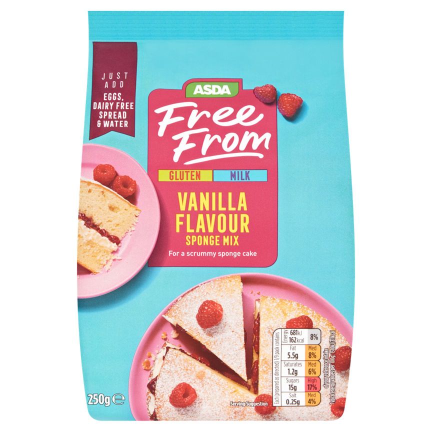 ASDA Free From Vanilla Sponge Mix