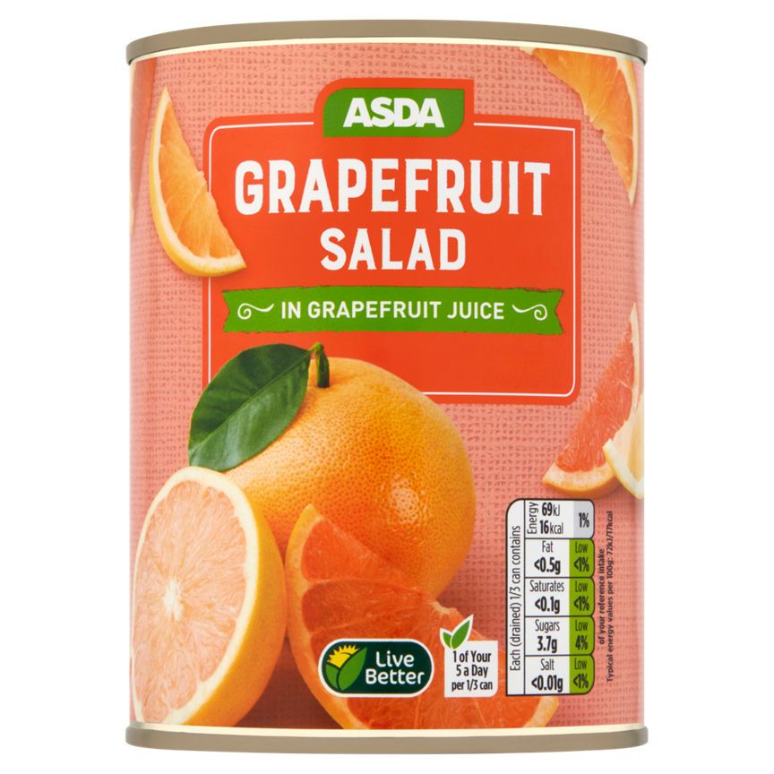 ASDA Grapefruit Salad in Grapefruit Juice 540g