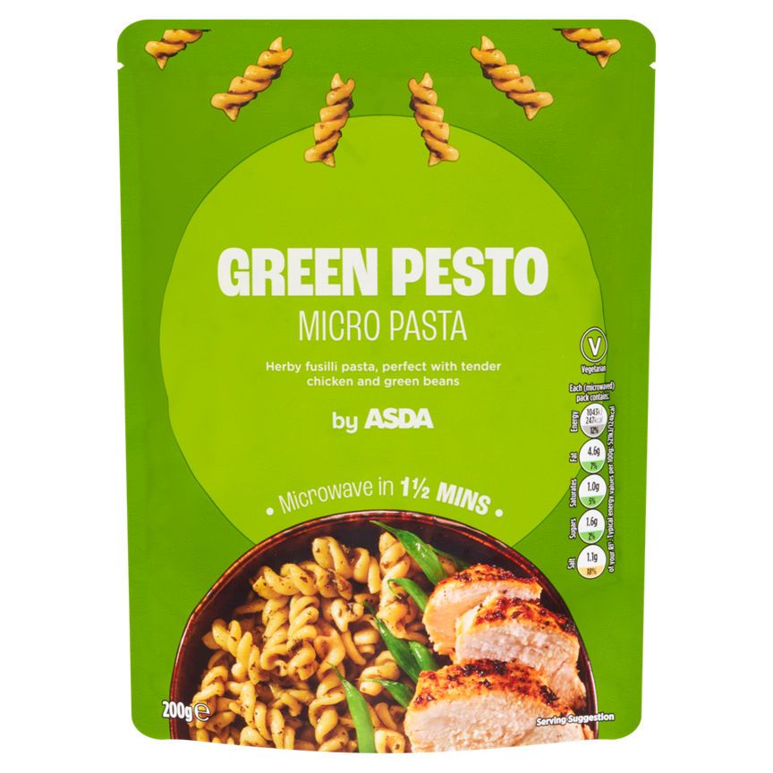 ASDA Green Pesto Micro Pasta