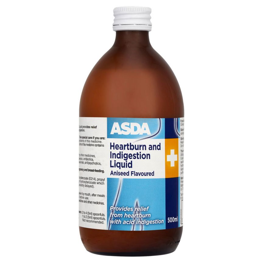 ASDA Heartburn & Indigestion Liquid Aniseed Flavour