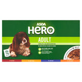 ASDA Hero Meaty & Poultry Selection in Jelly Adult Dog Food Pouches