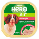 ASDA Hero with Beef Pâté Adult Dog Food Tray