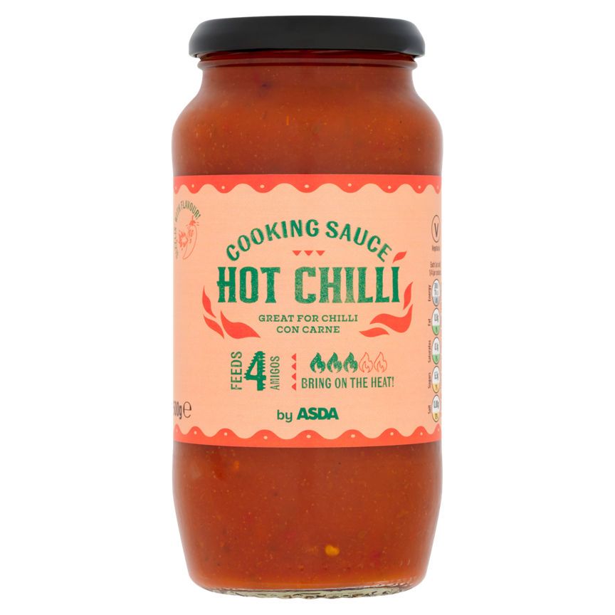 ASDA Hot Chilli Cooking Sauce 500g