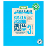 ASDA House Blend Decaffeinated Roast & Ground Coffee Bags 10 x 7.5g (75g)