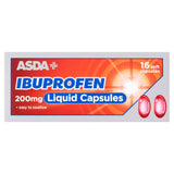 ASDA Ibuprofen 200mg liquid Capsules