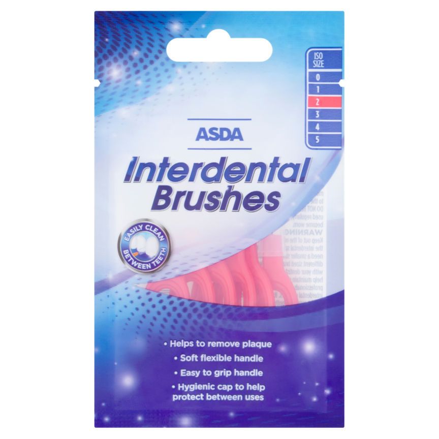 ASDA Interdental Brushes Red 0.5mm