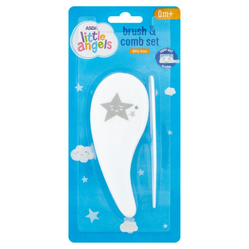 ASDA Little Angels Brush and Comb Set 0m+