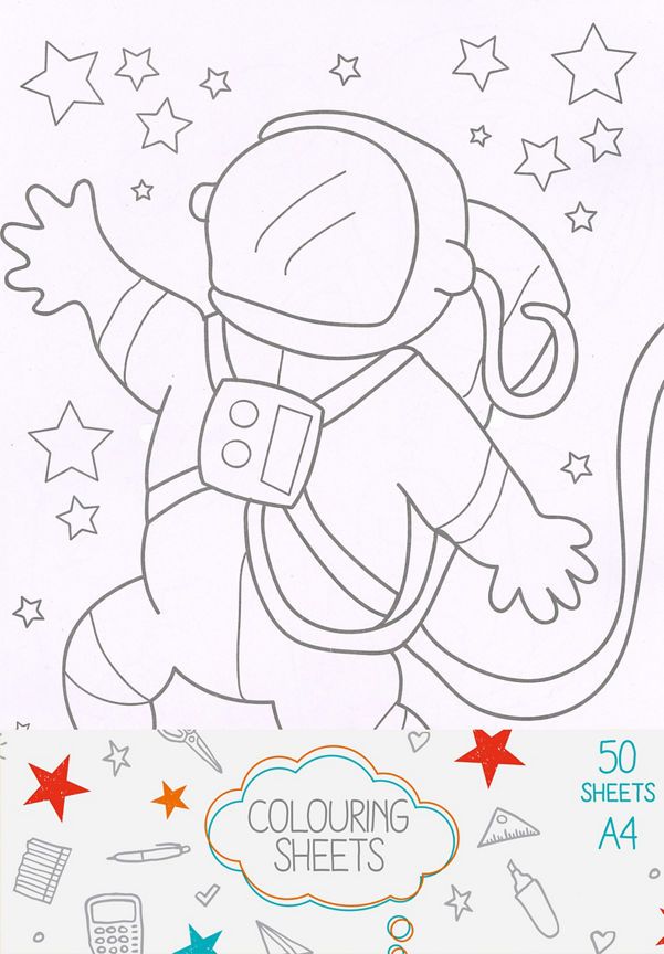 ASDA Loose Colouring Sheets