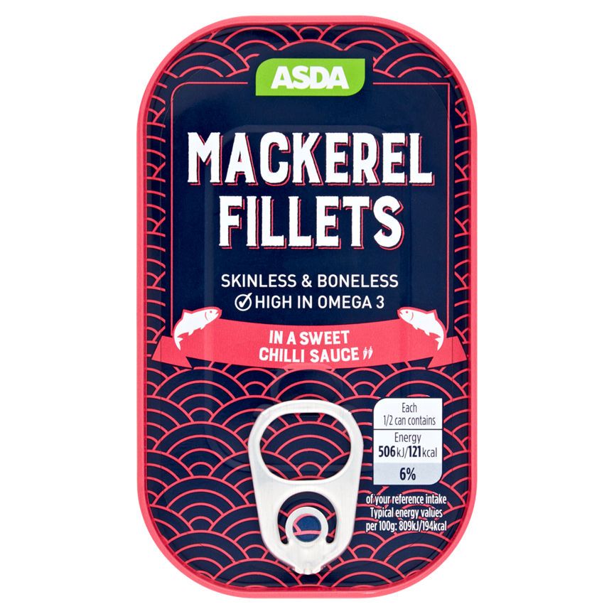 ASDA Mackerel Fillets in a Sweet Chilli Sauce