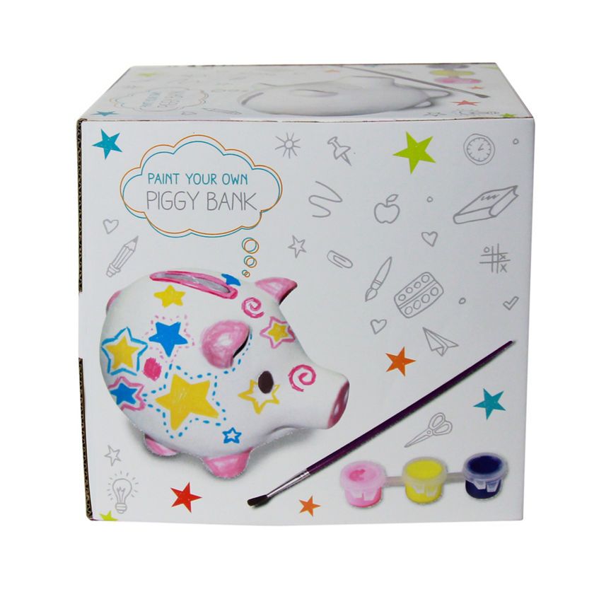 ASDA Paint Your Own Piggy Bank Set