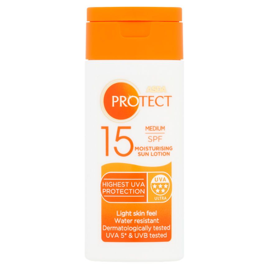 ASDA Protect Moisturising Sun Lotion SPF 15 Medium