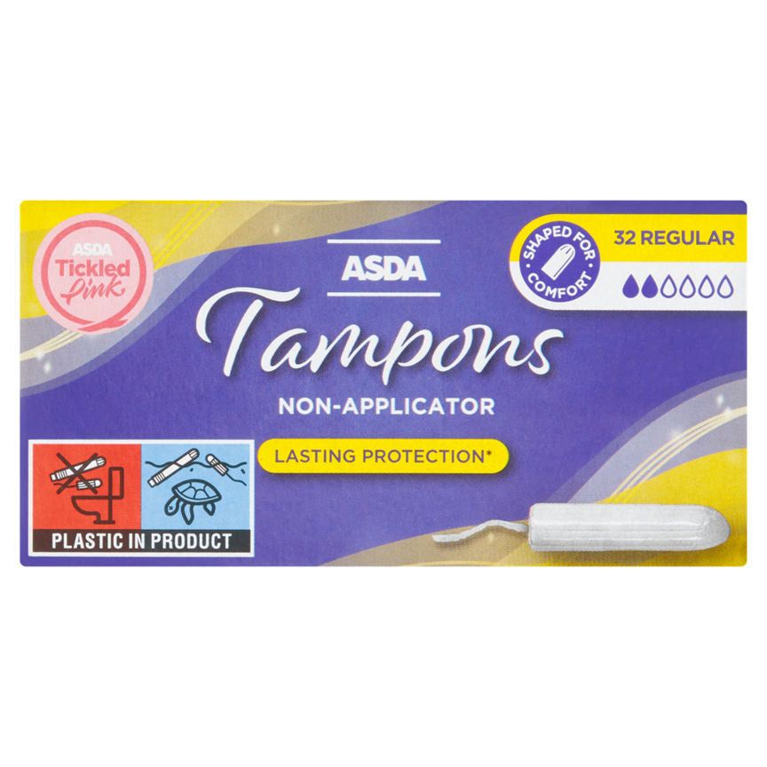 ASDA Regular Non-Applicator Tampons