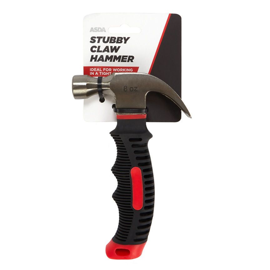 ASDA Stubby Claw Hammer 8oz