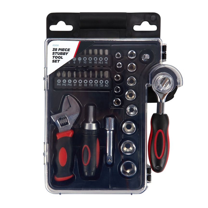 ASDA Stubby Tool Rachet Set