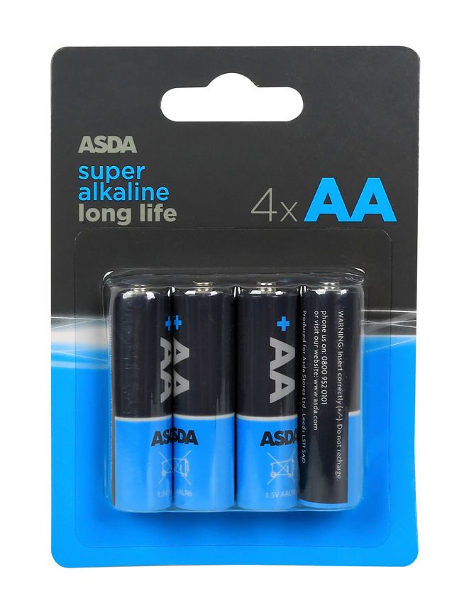 ASDA Super Alkaline AA Batteries