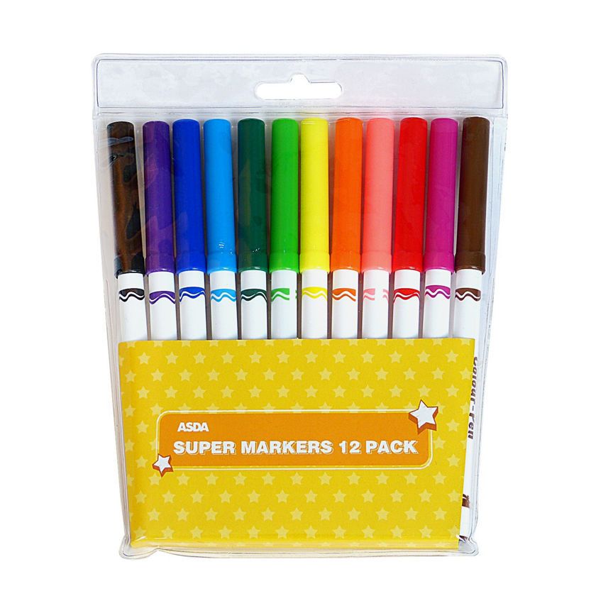 ASDA Super Markers 12 pack