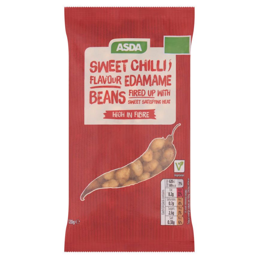 ASDA Sweet Chilli Flavour Edamame Beans