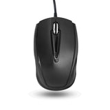 ASDA Tech Black Wired Optical Mouse