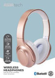 ASDA Tech Bluetooth Over Ear Headphones - Rose Gold