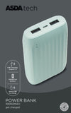ASDA Tech Powerbank - Aqua 10,000mAh - McGrocer
