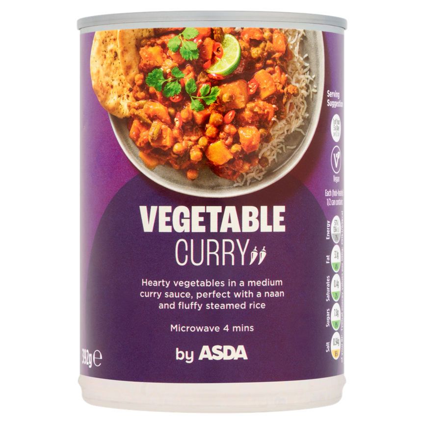 ASDA Vegetable Curry 392g