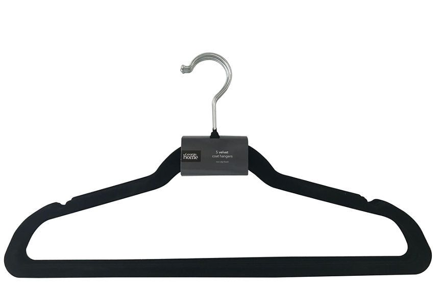 ASDA Velvet Clothes Hangers