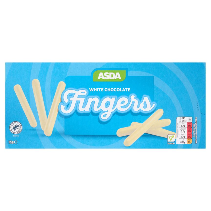 ASDA White Chocolate Fingers