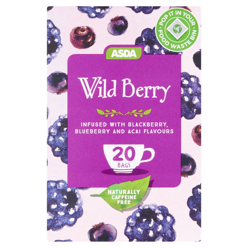 ASDA Wild Berry 20 Tea Bags