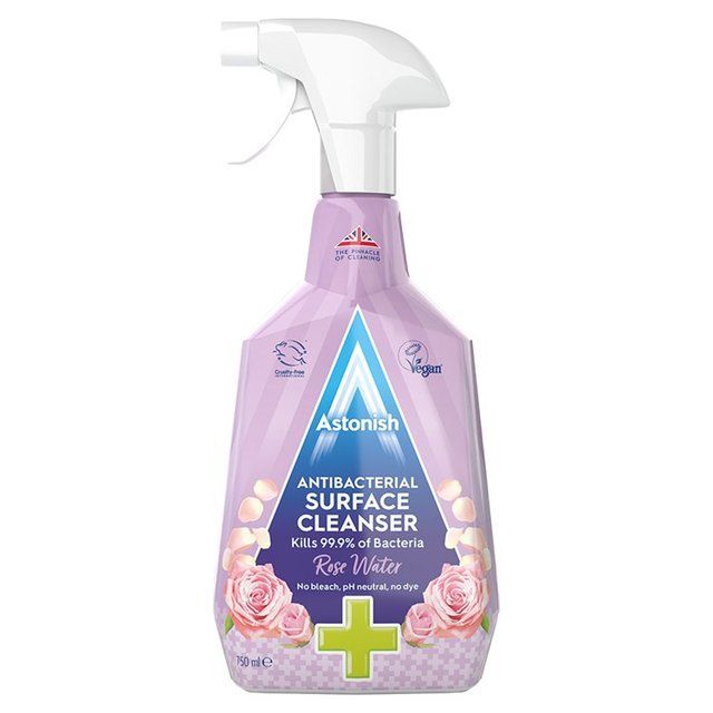 Astonish Rose Water Anti Bacterial Surface Cleanser Spray