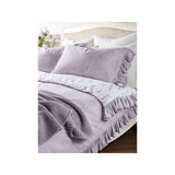 At Home with Stacey Solomon Lilac Bluebell Frill Duvet Set - King