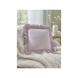 At Home with Stacey Solomon Lilac Double Frill Plain Cushion