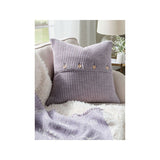 At Home with Stacey Solomon Lilac Plain Textured Cushion