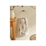 At Home with Stacey Solomon Natural Dogs Printed Guest Towel