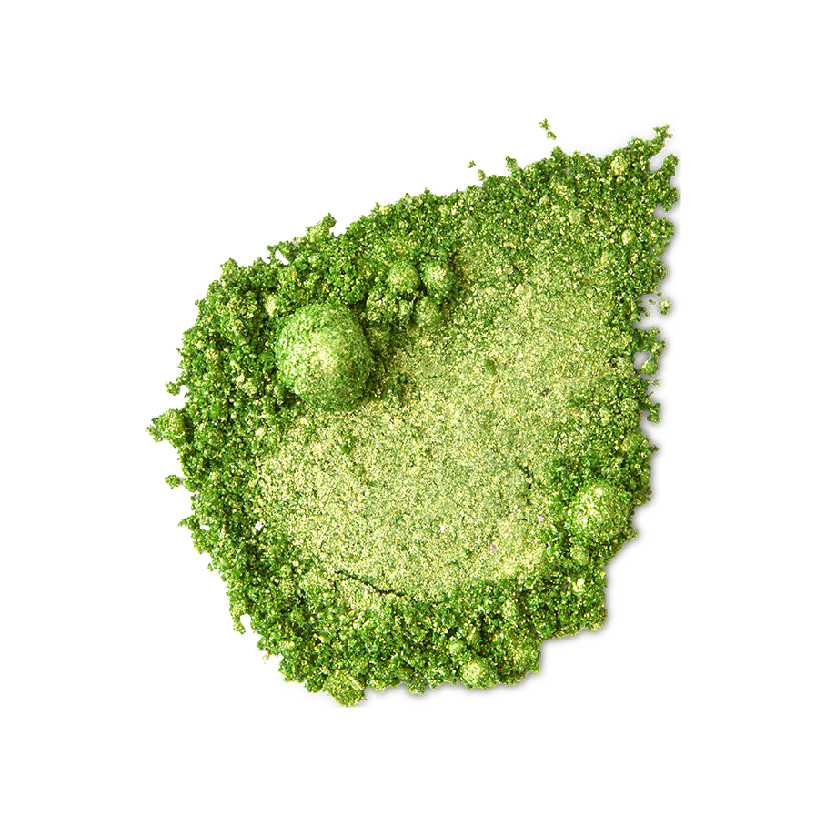 Lush Aurora glitter crumble in jade, imported from the UK